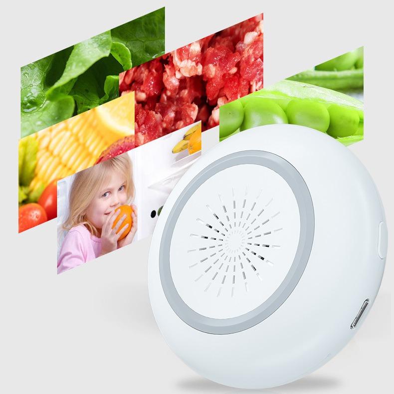 Máy ozone AI Mini khử mùi tủ lạnh, oto, nhà vệ sinh, phòng bếp.. thời trang bền đẹp Kháng khuẩn Máy tạo ion Máy tạo ion