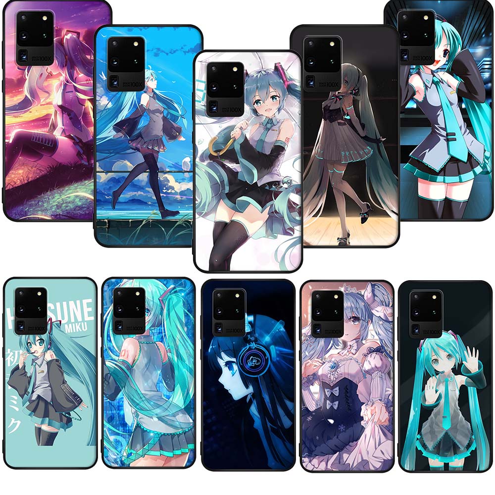 Ốp Điện Thoại Silicon TPU Mềm Hình Anime Hatsune Miku FB16 Cho Samsung Galaxy S23 Ultra S23 + A54 A34