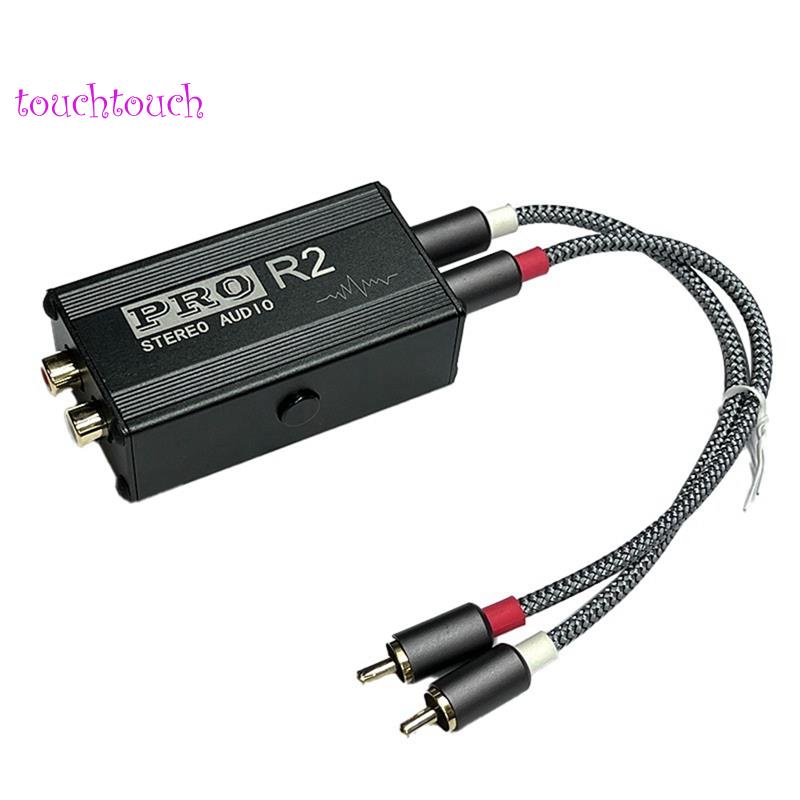 Ground Loop Audio Isolator Audio Noise Filter RCA Noise Suppressor Isolator for PC