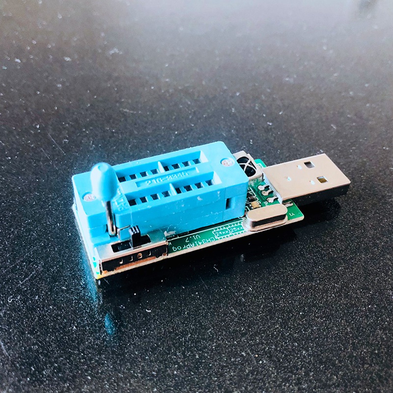 1 Lập Trình Kim Loại Ch341A V1.7 1.8V W25Q64Fw W25Q128Fw