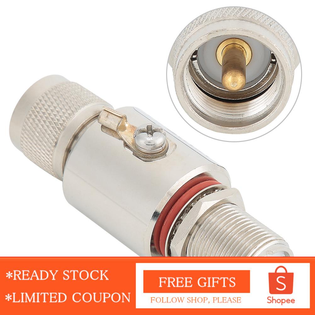 Alwaysonline V BESTLIFE Arrestor Iron PL259 Female To S0239 Arrester 50 Ohms 230V