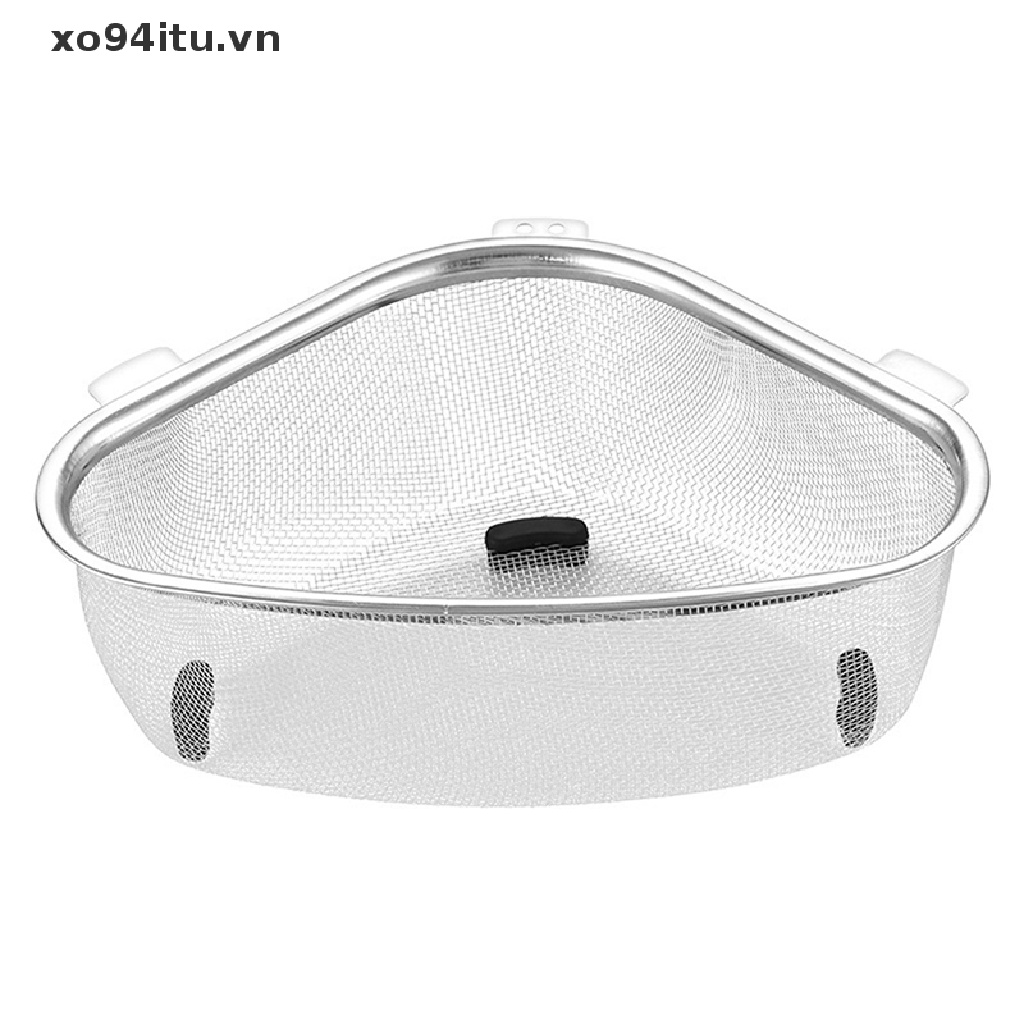 Rổ Lọc Rác Bồn Rửa Chén Hình Tam Giác Bằng Thép Không Gỉ
