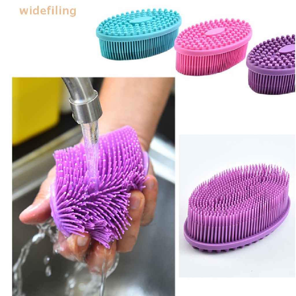 Bàn Chải Tắm Bằng Silicon Mềm Tẩy Tế Bào Chết Dễ Thương Cho Da Em Bé