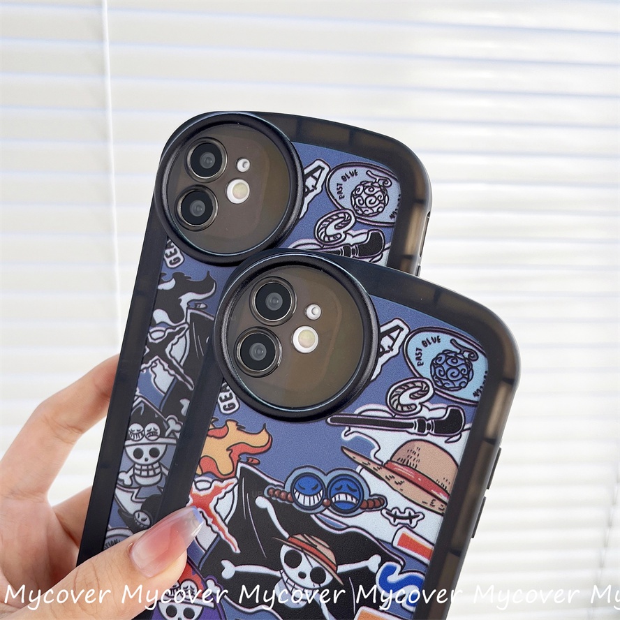 Ốp Điện Thoại Chống Sốc In Hình One Piece Cho iPhone 14 13 12 11 Pro Max Xs XR X 8 7 6 Plus SE 2020