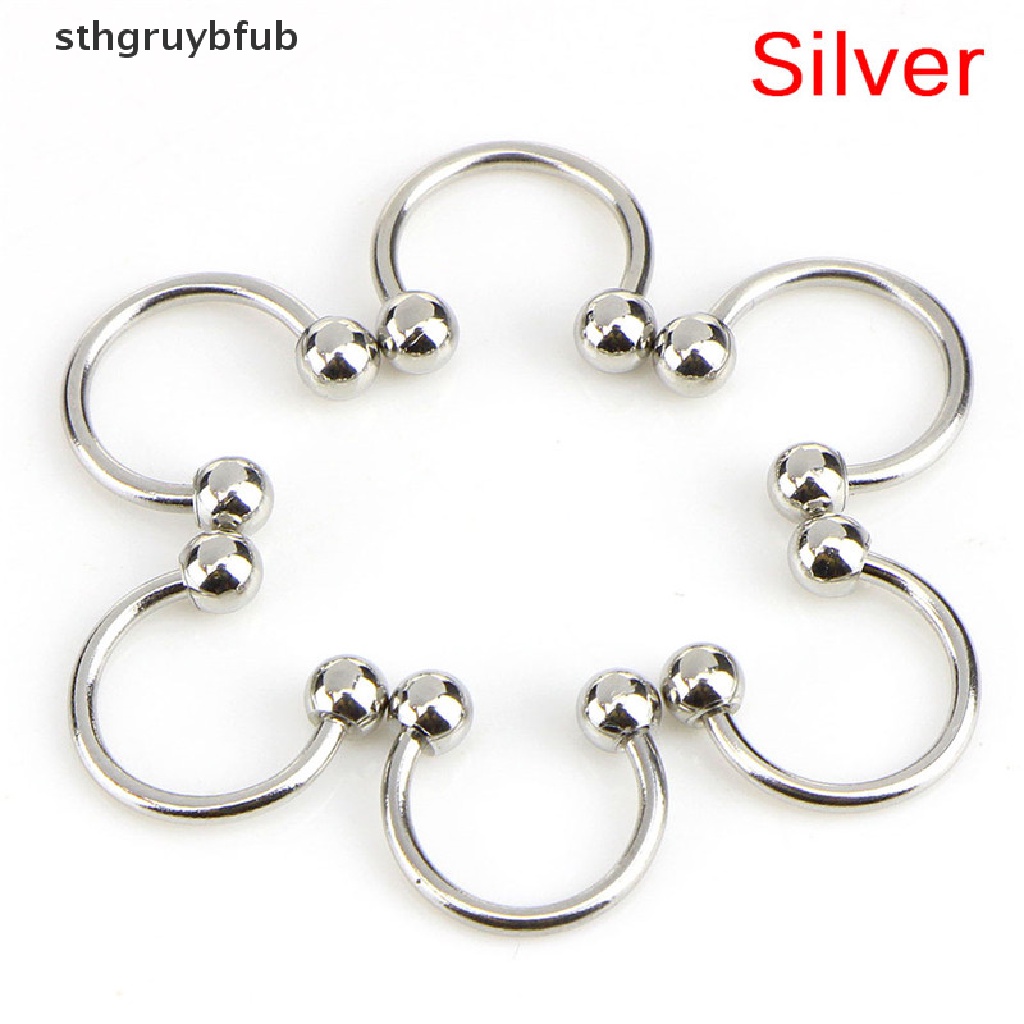 Set 10 Khuyên Mũi Thép Không Gỉ Cá Tính