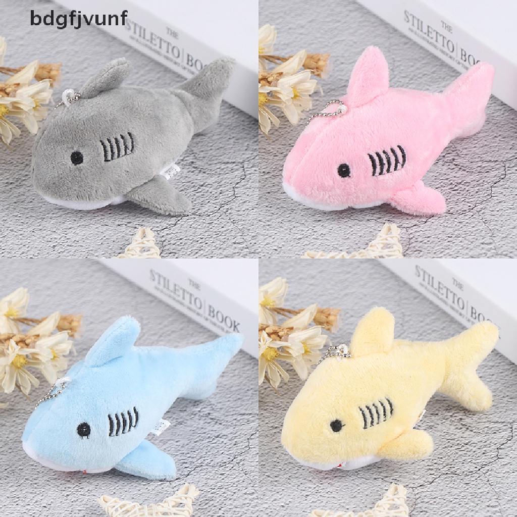Móc Khóa Cá Mập Nhồi Bông 12CM Dễ Thương