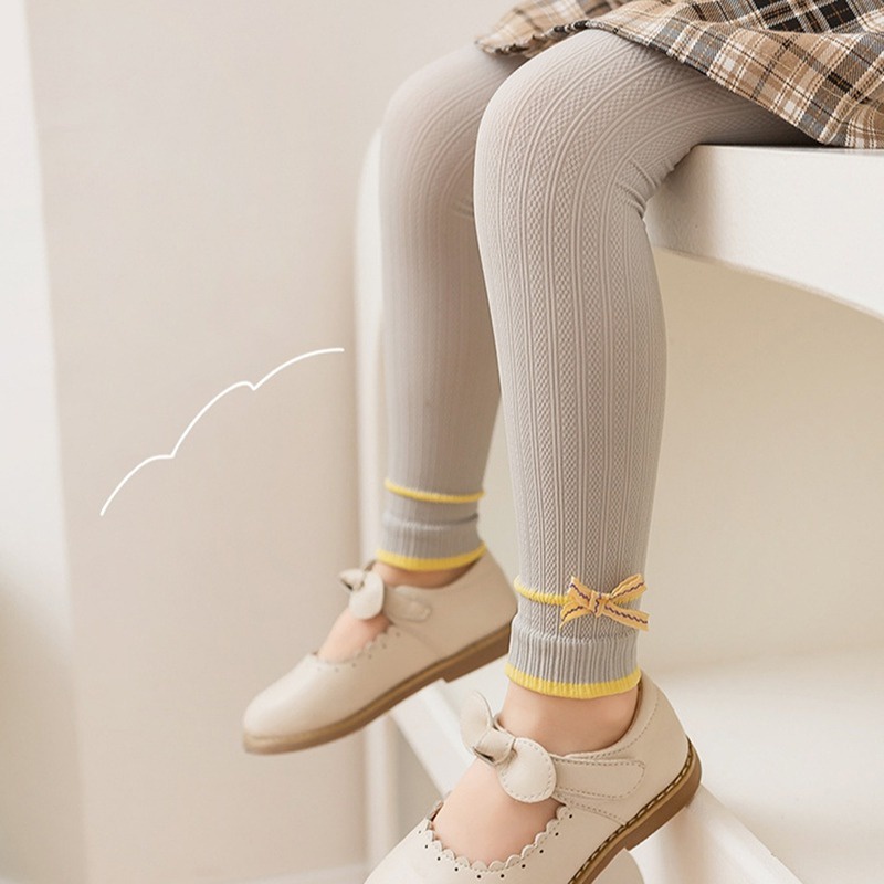 Se7en Quần Legging Cotton Ôm Sát Chống Muỗi Chân Cho Bé Gái