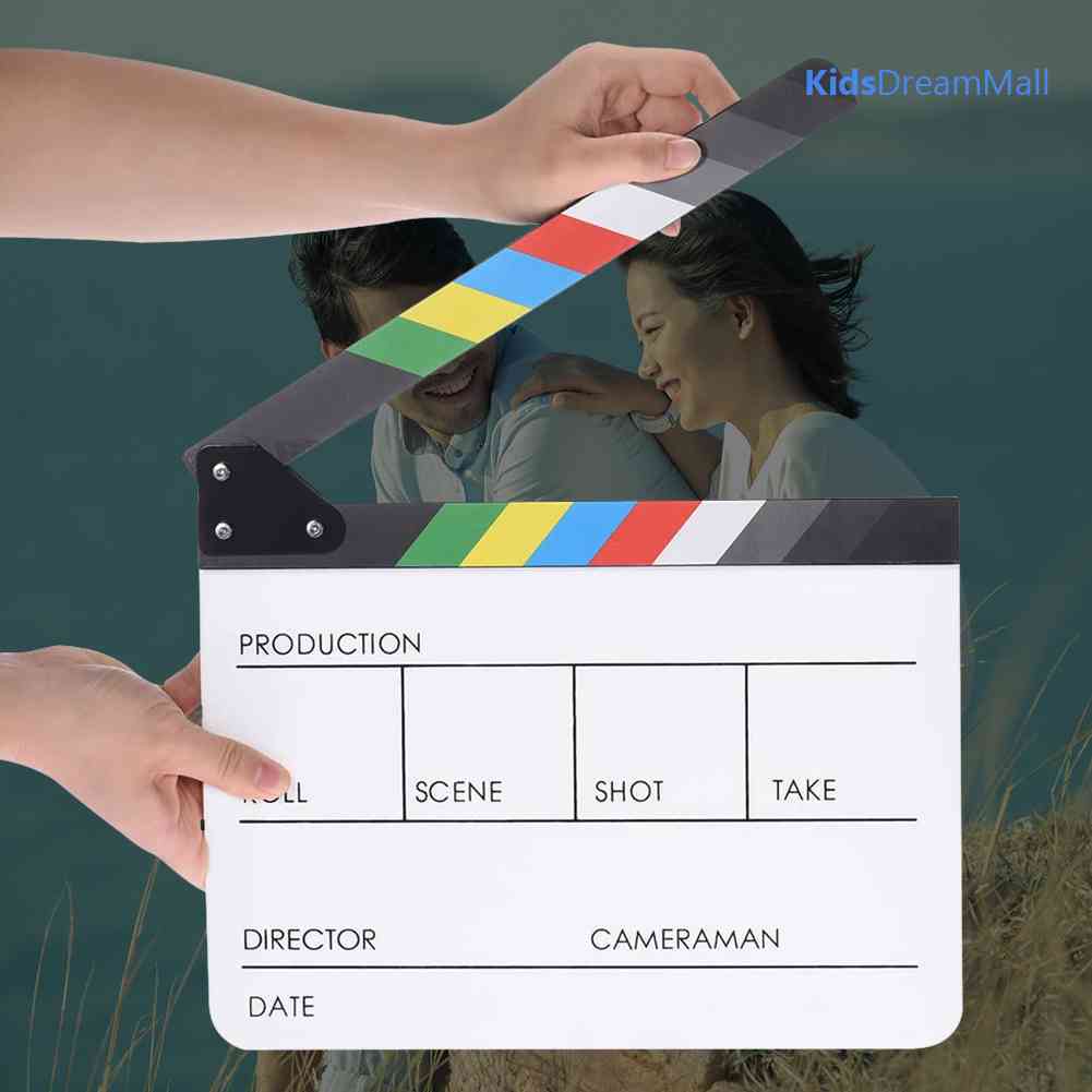 Clapper Board Nhiều Màu Sắc Làm Đạo Cụ Quay Video