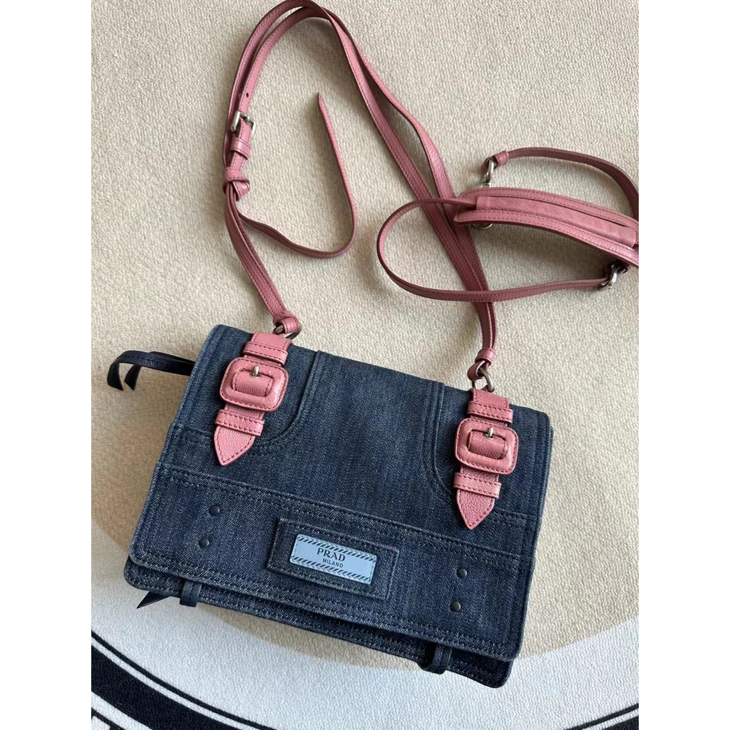 Túi Denim Đeo Chéo Phong Cách Retro Thời Trang Mới 2023 Dành Cho Nữ