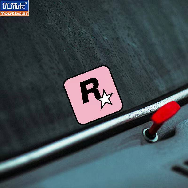 Miếng sticker Vice City GTA phản quang dán trang trí thân xe mô tô /ô tô Al2X