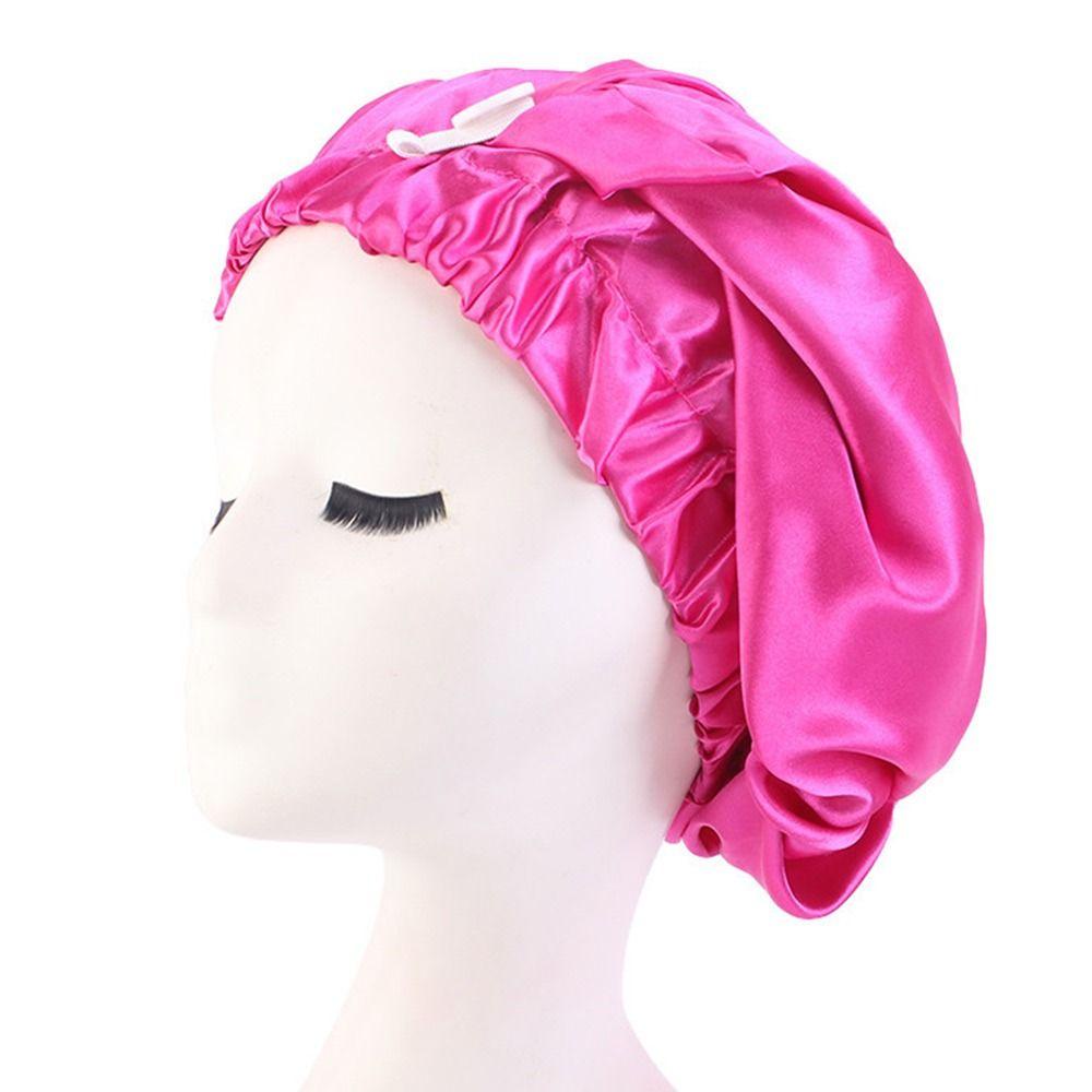 Mũ Trùm Tóc Bằng Satin Co Giãn Chăm Sóc Tóc Dành Cho Bạn Nữ