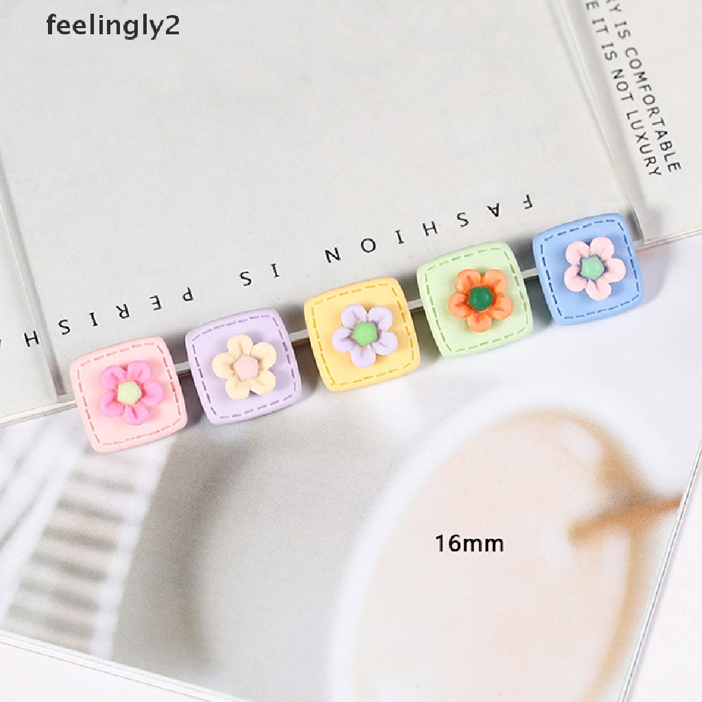 Bộ 10 Hạt Nhựa Hình Trái Cây Hoạt Hình 3D Trang Trí Sổ Tay DIY