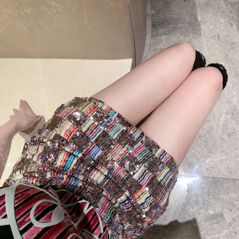 Set Áo Thun Ngắn Tay In Họa Tiết + Chân Váy Lưng Cao Ô Vuông Nhiều Màu Săc Thời Trang Dành Cho Nữ