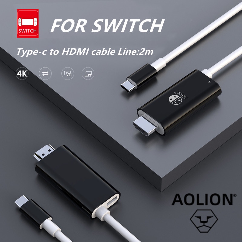 Cáp Sạc Nhanh HDMI 4K Cho Switch / Switch Oled TV HD