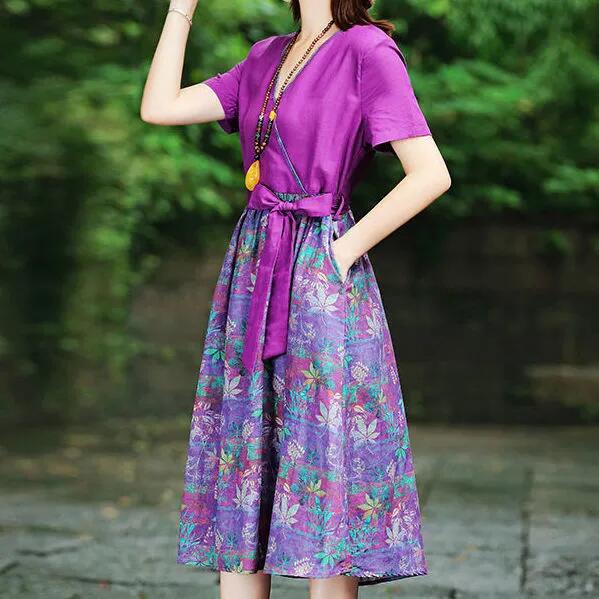 Đầm Hoa Cổ Tim Thời Trang Hè Xinh Xắn Cho Nữ