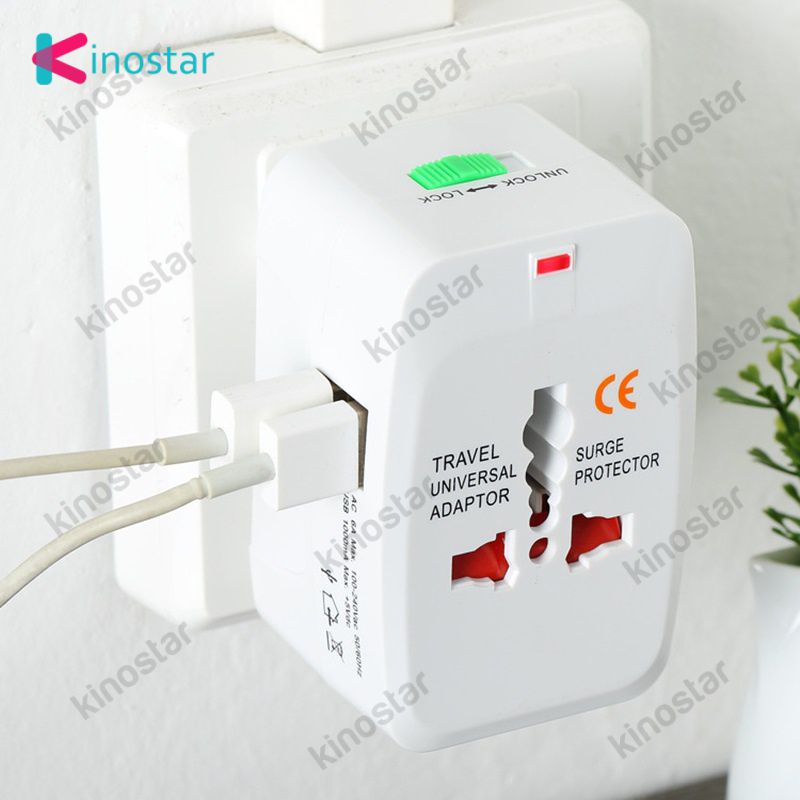 Bộ Chuyển Đổi Phích Cắm Usb 2 Cổng Bộ Chuyển Đổi Nguồn Phích Cắm Đa Năng 10a 250V Nhà Thông Minh Màu Trắng.