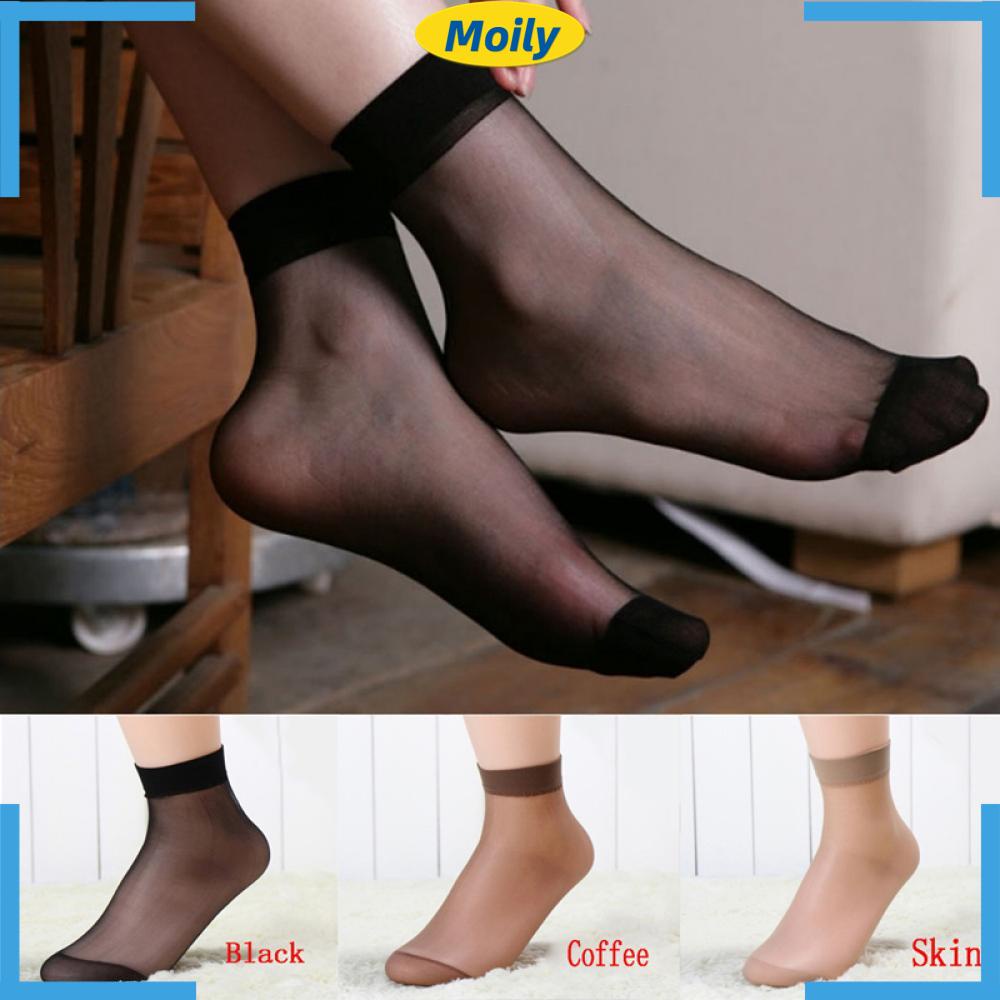 Set 10 đôi vớ siêu mỏng tiện lợi thời trang dành cho nữ