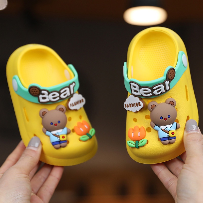 Dép Sandal Bằng EVA Họa Tiết Hoạt Hình Sở Thú Dễ Thương Cho Bé Gái