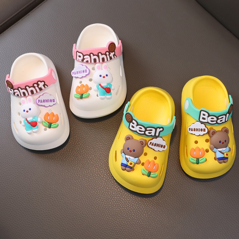 Dép Sandal Bằng EVA Họa Tiết Hoạt Hình Sở Thú Dễ Thương Cho Bé Gái