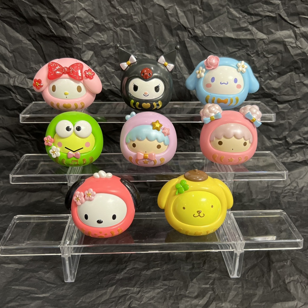 Mô Hình Búp Bê Chú Chó Cinnamon Pudding Kuromi Merchandise Sanrio Dharma Blessing Tumbler Series