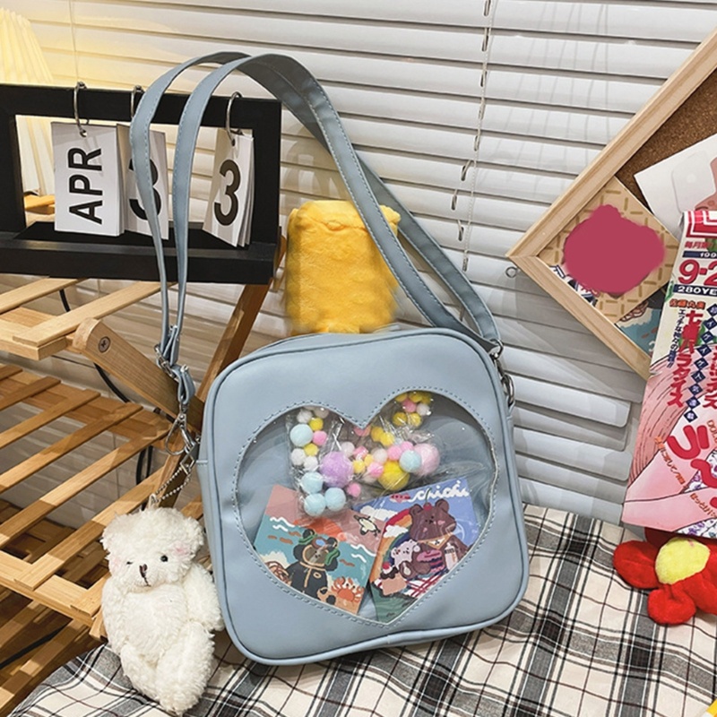 Túi Đeo Chéo Trong Suốt Phong Cách Nhật Bản