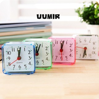UUMIR Đồng hồ báo thức để bàn hình vuông có đèn LED tiện lợi