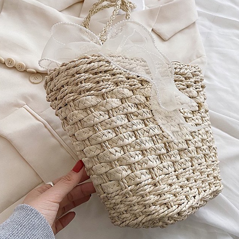 Túi Đeo Vai Dây Rút Phong Cách retro Đơn Giản Thời Trang Cho Nữ