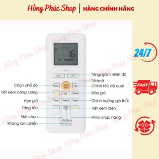 Điều khiển điều hòa Media - Remote Máy lạnh Media - Điều khiển máy lạnh Media - Remote điều hòa Media loại Tốt