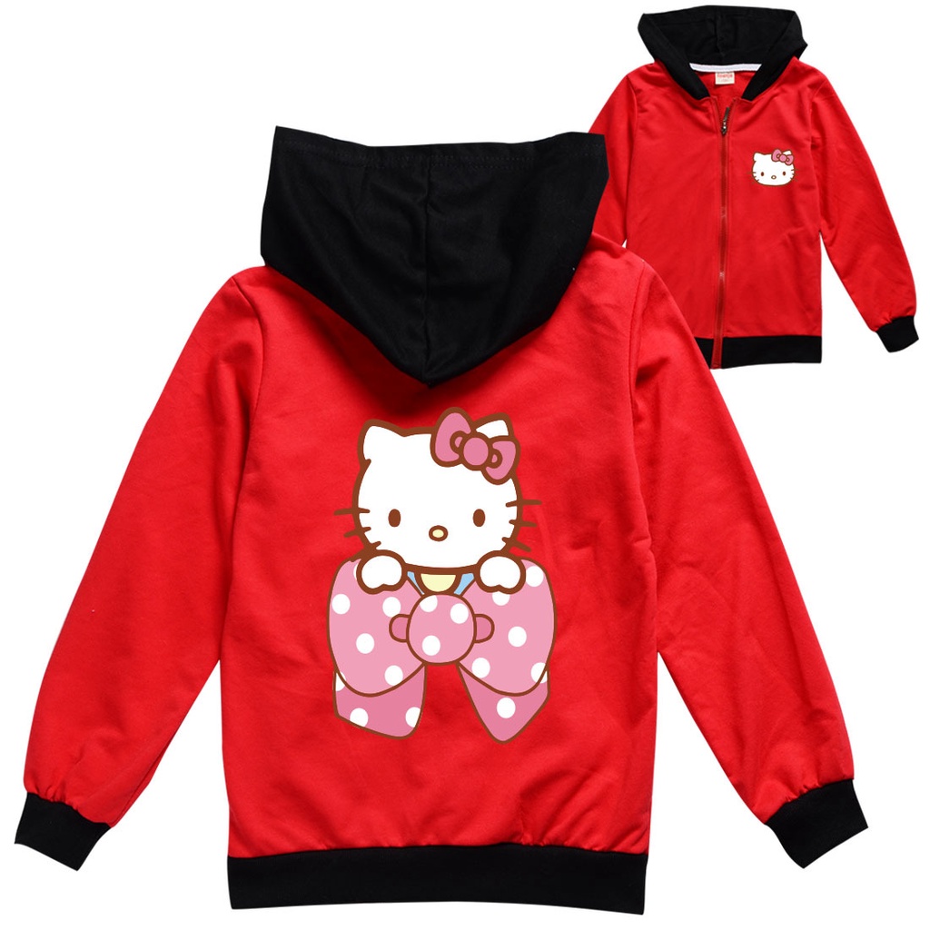 Hoạt Hình Áo Khoác hello kitty Cho Bé Gái