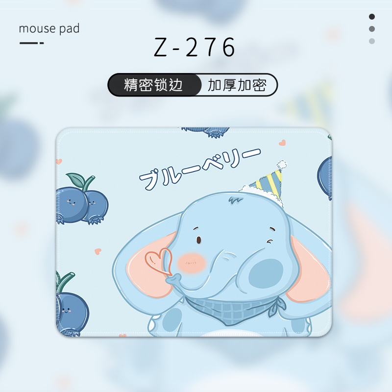 Đệm Lót Chuột Dày Dặn Hình Trái Cây / Động Vật Dễ Thương