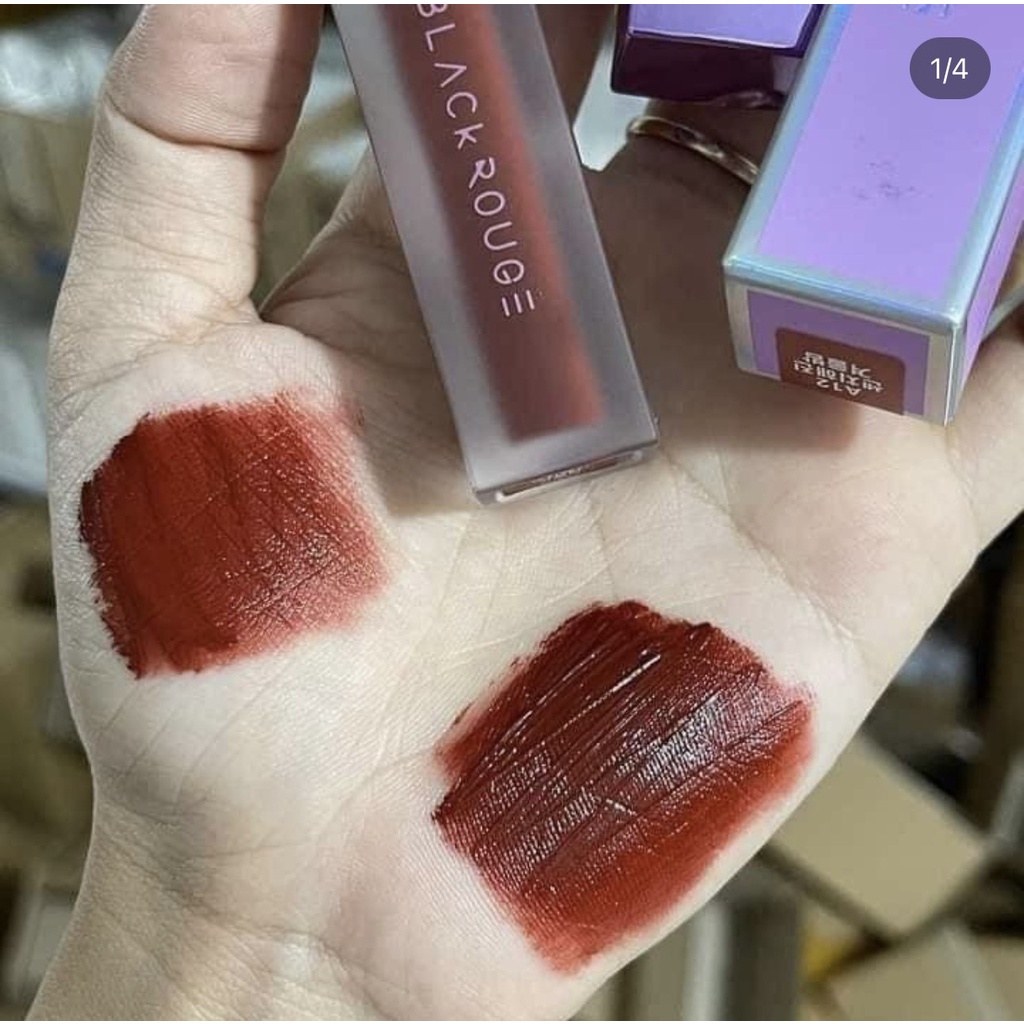Son Kem Màu Đẹp Black Rouge A12 Siêu Lì Tone Màu Nâu Đỏ