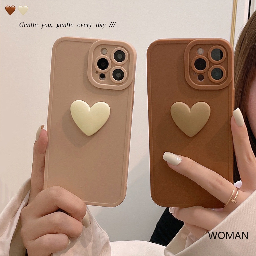 Ốp Điện Thoại Hình Trái Tim 3D Cho Oppo A5S A12 F9 A15 A15S A31 A53 2020 A9 A5 2020 A3S A83 F11 A1K A92 A52 A12E