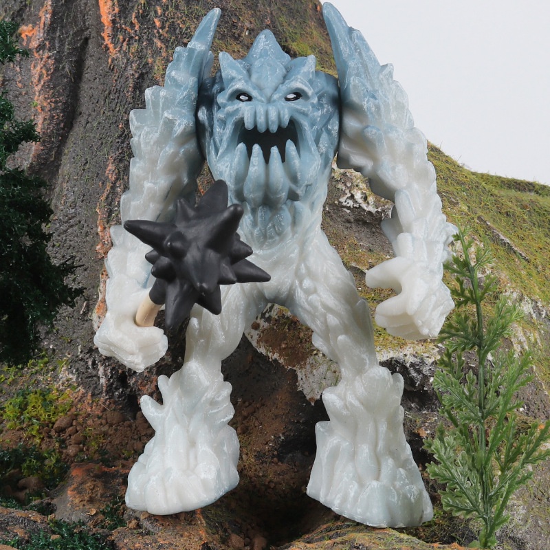 Mô Hình Quái Vật Magma Golem Trong Game Warcraft Trang Trí Bàn Làm Việc