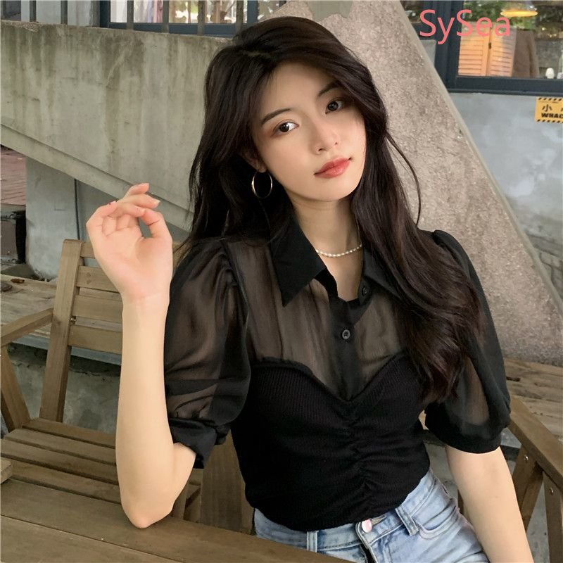 Áo Sơ Mi Voan Thời Trang Mùa Hè Pháp Dành Cho Nữ