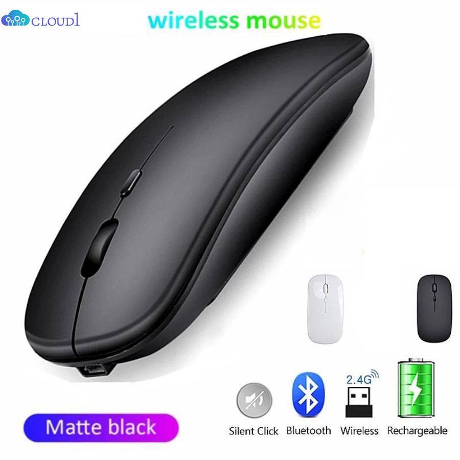 Chuột Câm Chơi Game Bluetooth Không Dây Một Chế Độ 2.4G Tích Hợp Pin Cloud1