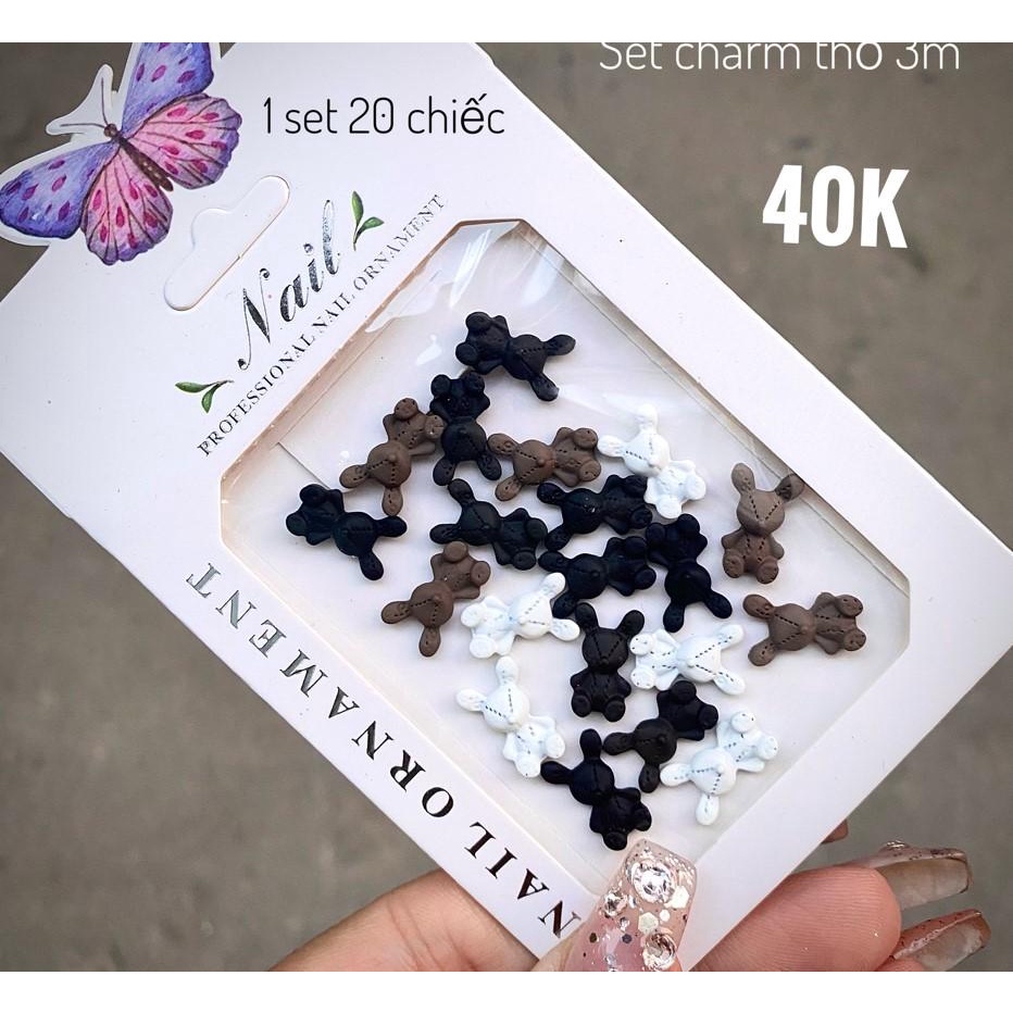 Set charm 4-đồ nails chuyên nghiệp-ĐỒ NAILS NHẬT QUYÊN