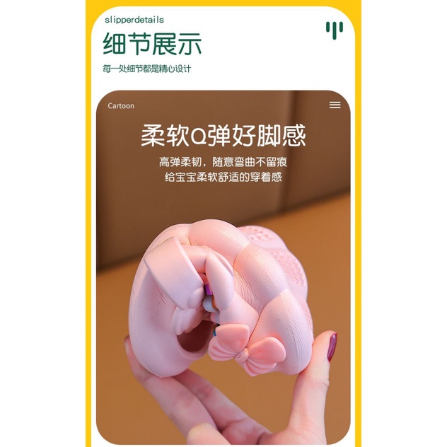 Dép EVA Chống Trượt Trọng Lượng Nhẹ Và An Toàn Cho Trẻ Em