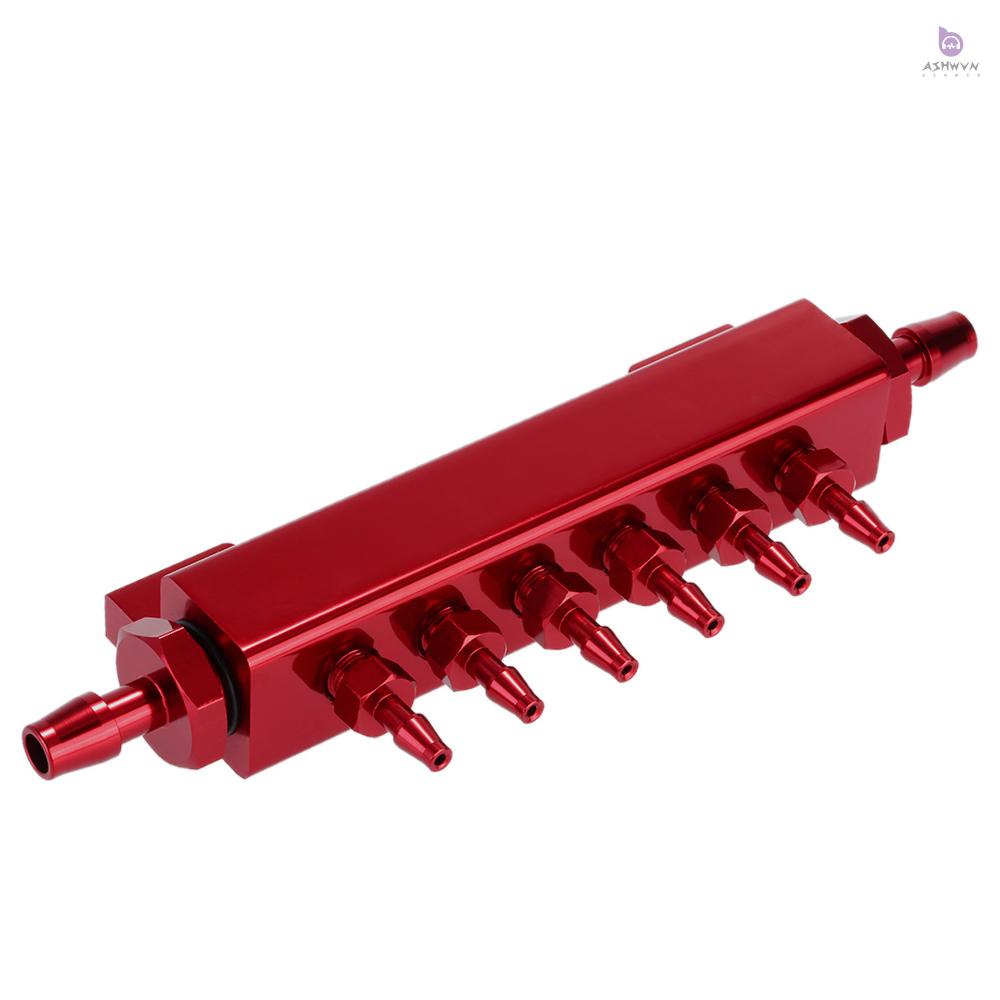 Bộ Phụ Kiện 6 Cổng 1 / 8 NPT Bằng Hợp Kim Nhôm Chuyên Dụng Cho Máy Hút Bụi