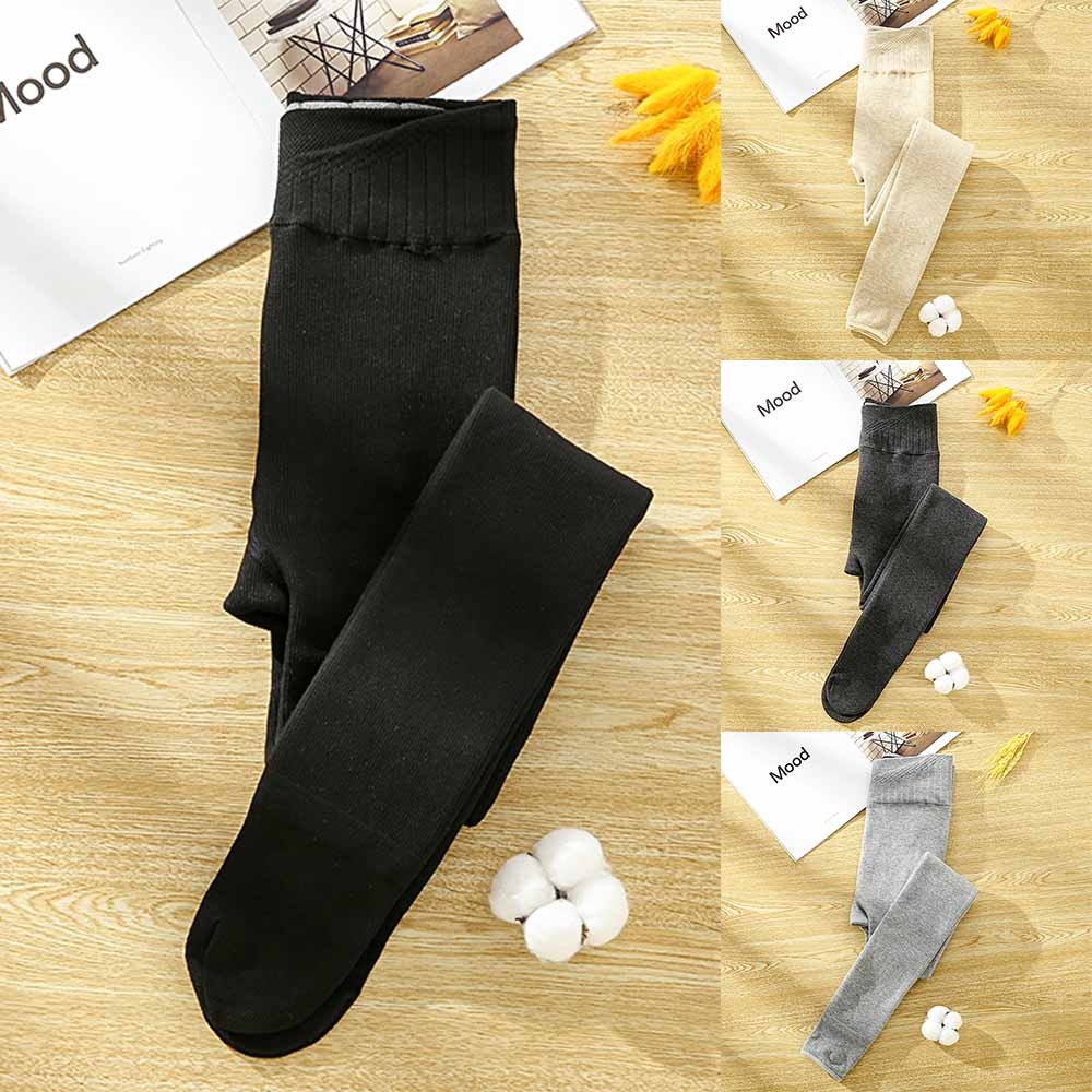 [MM0411] Quần Legging Nữ Mùa Đông Lót Lông Cừu Dày Giữ Ấm Co Giãn