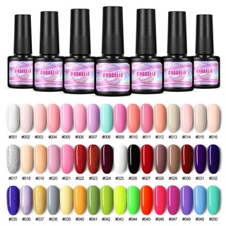 Gel sơn nền móng tay coscelia 7ml 51 màu lấp lánh