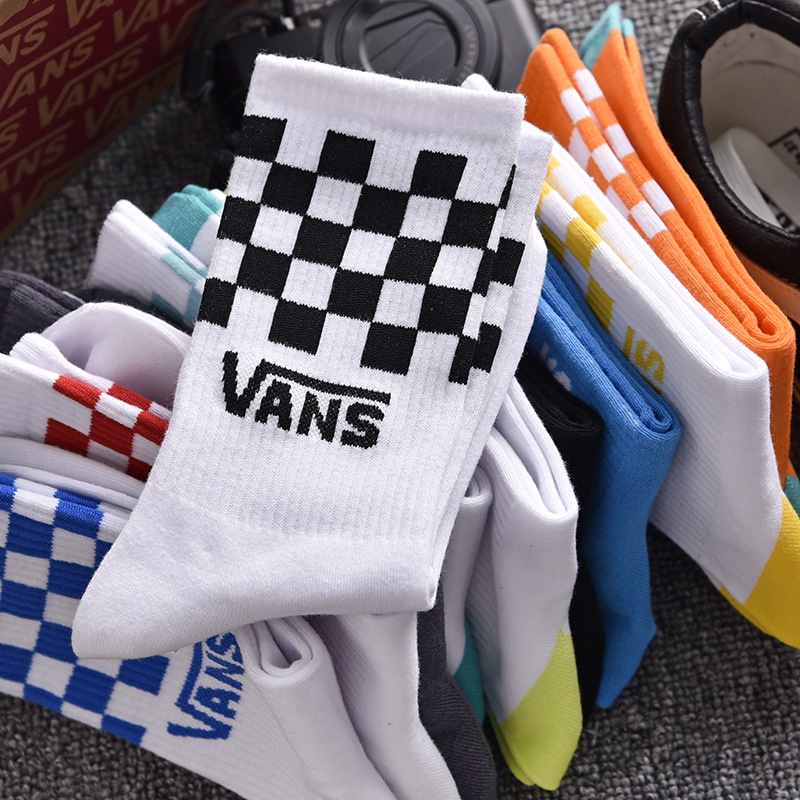 VANS Mới Đôi Vớ Cotton Thoáng Khí Thoải Mái Cho Nam Và Nữ