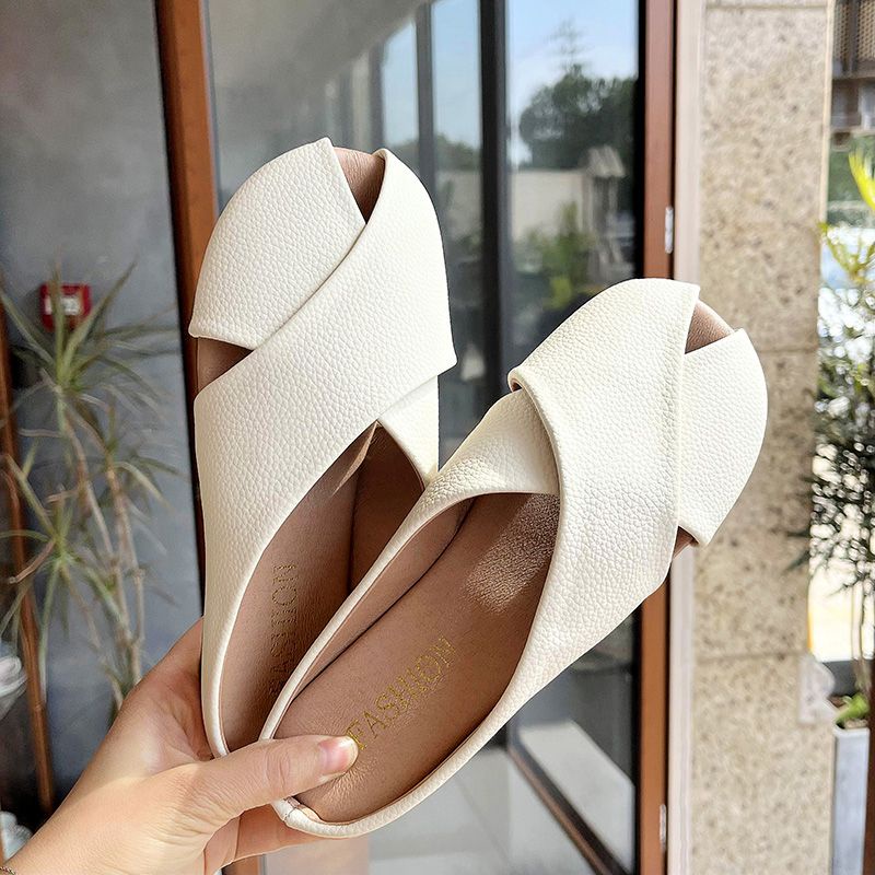Dép Sandal Bít Mũi Chống Trượt Thời Trang Mùa Hè Hàng Mới 2023 Dành Cho Mẹ Bầu
