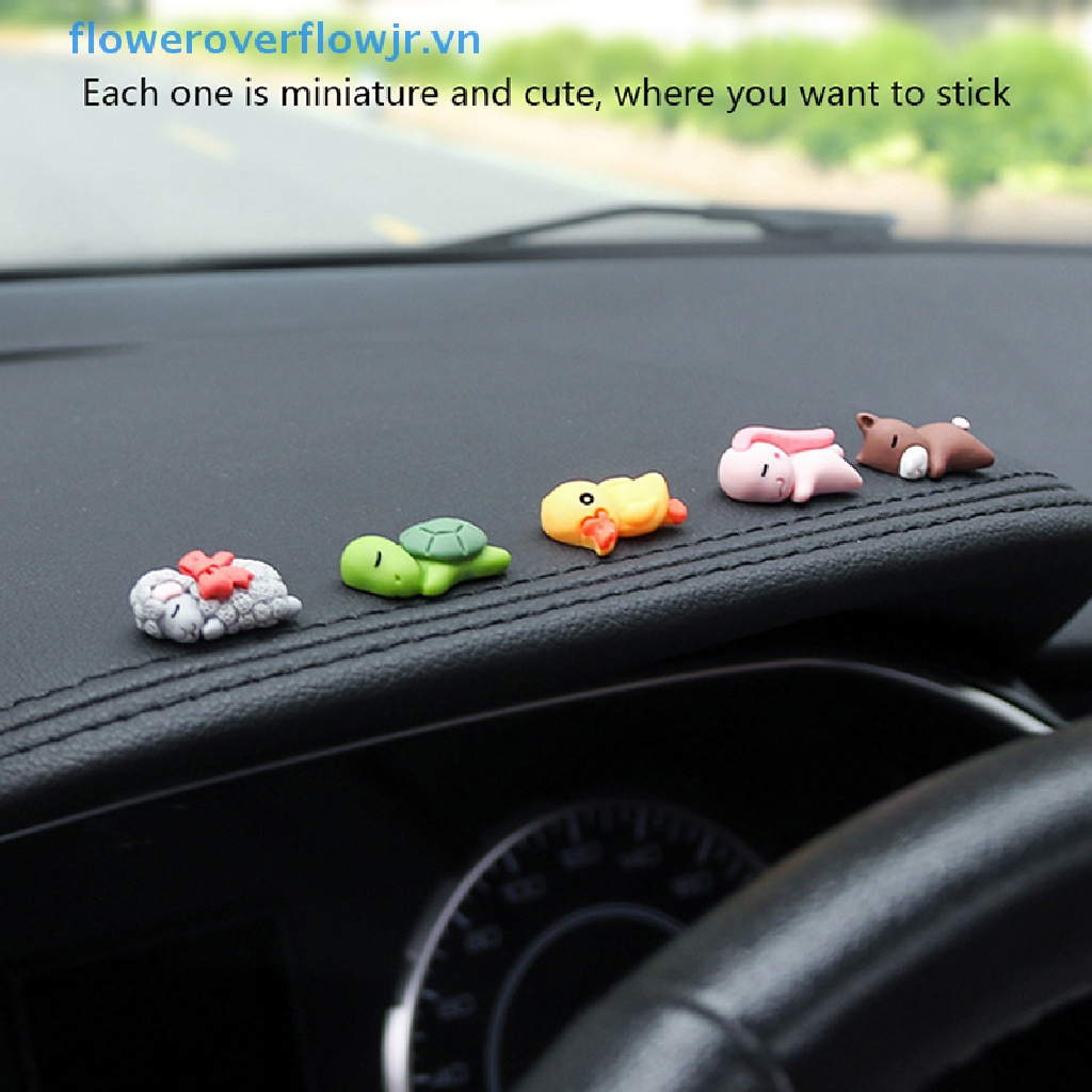 Đồ trang trí Động Vật Mini Dễ Thương Bằng Nhựa Resin Trang Trí Xe Hơi / Xe Máy