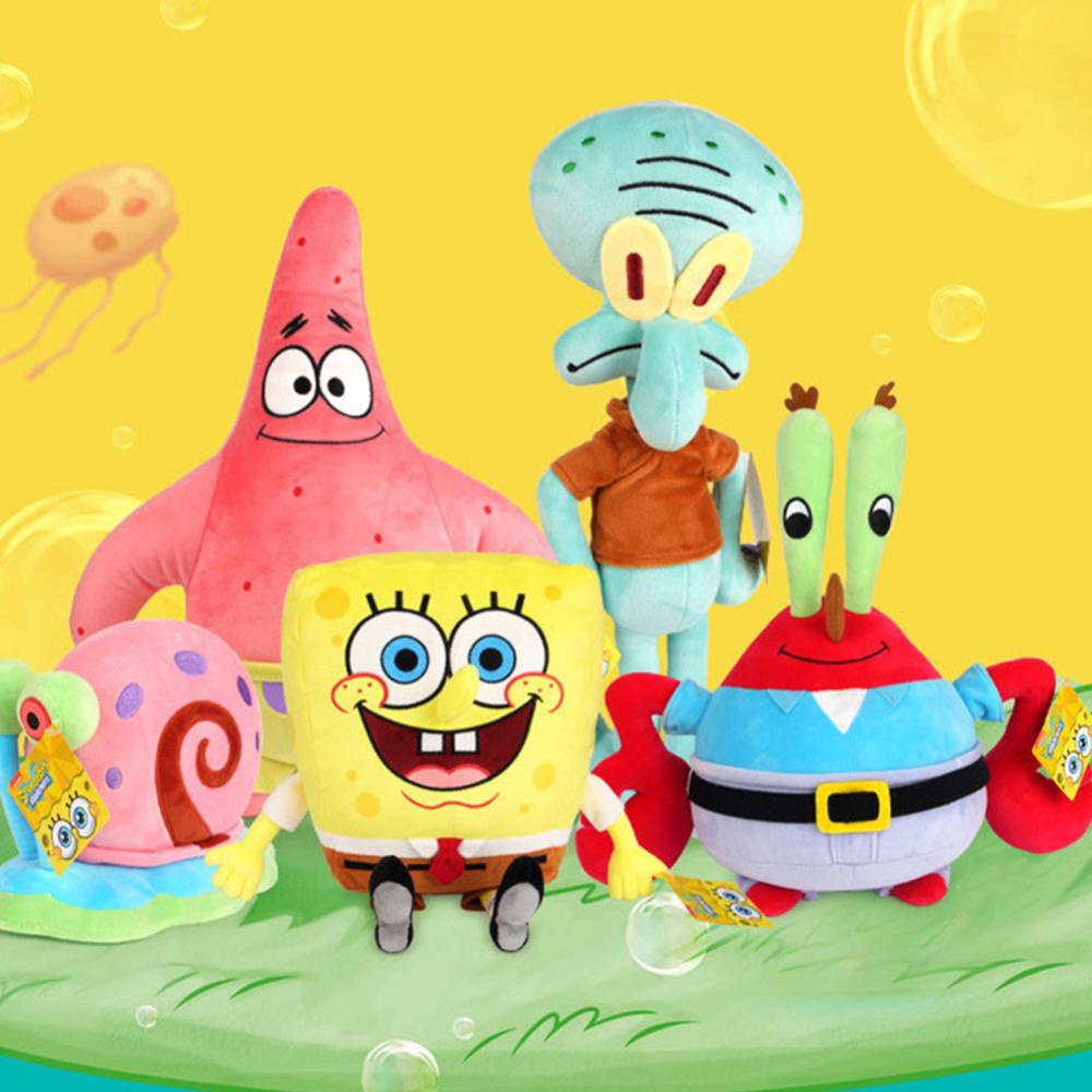 Đồ chơi nhồi bông Hình SpongeBob 40cm Mềm Mại Đáng Yêu