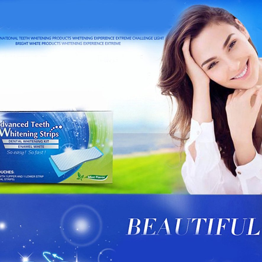 ❤Tape Teeth Whitening Strips White Tape Tooth Whitening