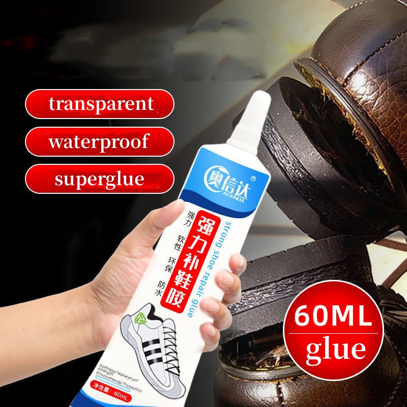 Keo Dán Sửa Chữa Giày Mạnh Mẽ 60ML Chống Thấm Nước Thông Dụng