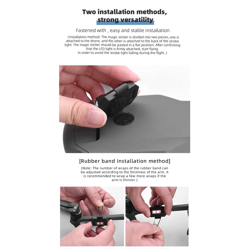 Đèn LED Cảnh Báo Chống Va Chạm 7 Màu Cho DJI Air 3 / MINI 3 Pro / Mavic 3 / 2 / Mavic Air 2 / 2S / MINI 2 / SE / Avata / FPV