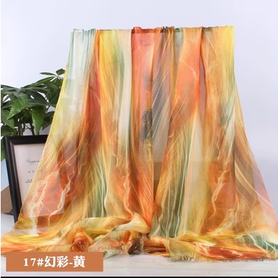 Vải Lưới Màu gradient 3D Dùng May Trang Phục Phong Cách Trung Hoa