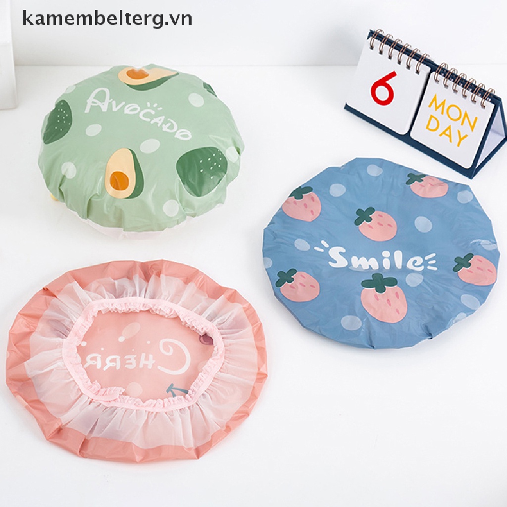 Mũ tắm trùm đầu co giãn chống thấm nước có thể tái sử dụng 6 màu thời trang cao cấp cho nữ