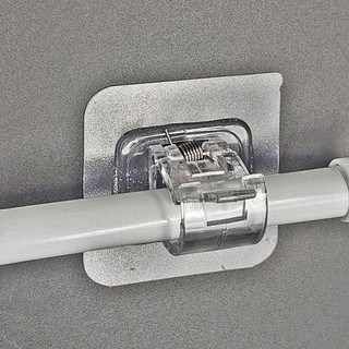 Giá đỡ thanh móc treo rèm siêu chắc không cần khoan tường